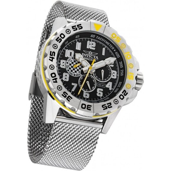 NWT Authentic Invicta Racing Quartz Black Dial Unisex Watch - Picture 2 of 3